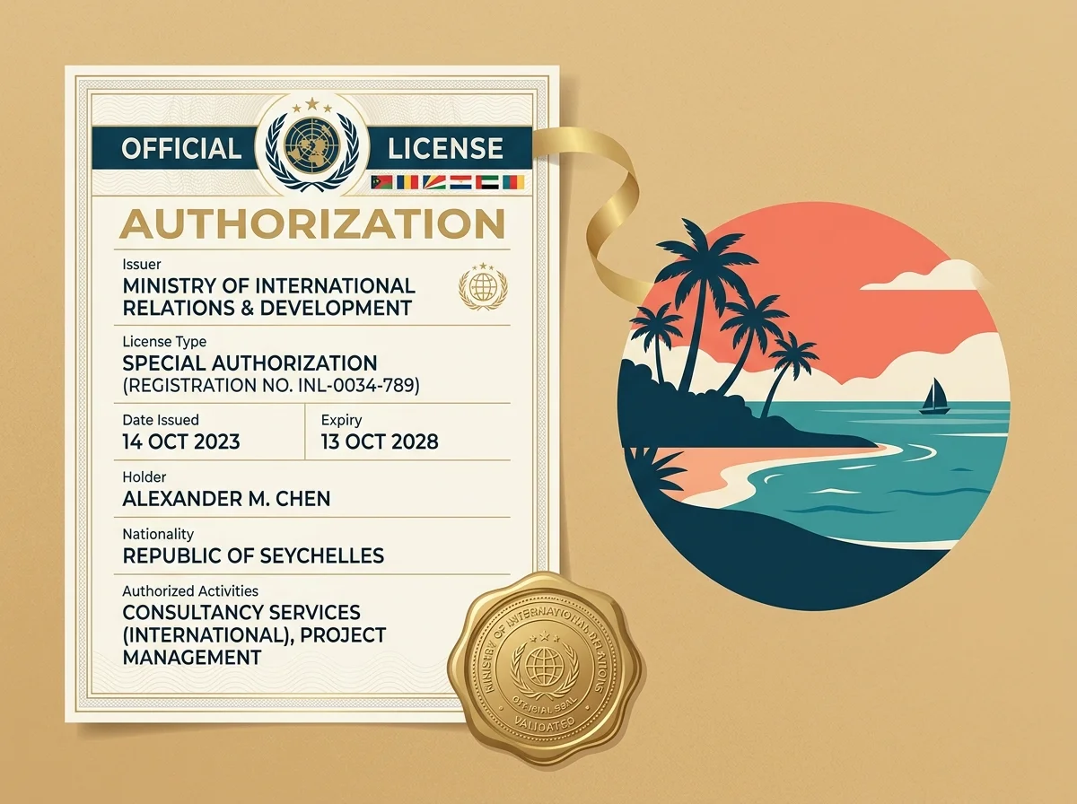 Schematic breakdown of an Anjouan ALSI gambling licence number format and its components